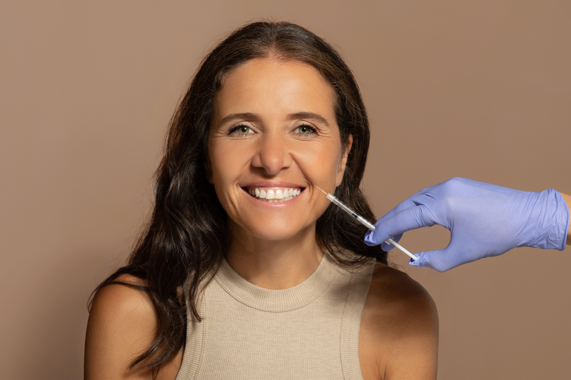 Zâmbet gingival corectat înainte și după tratament cu toxină botulinică – Be Perfect